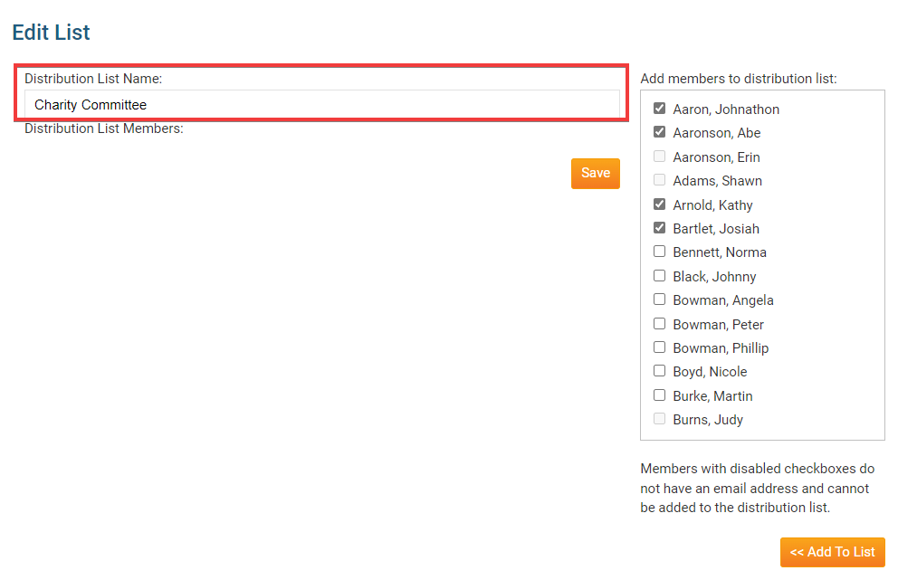 How do I create a Custom Distribution List? Knowledgebase / Club Help